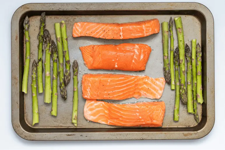 Salmon and Asparagus 