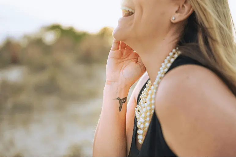 Energised and happy woman